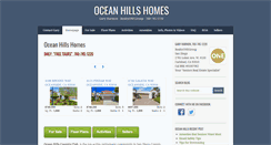 Desktop Screenshot of oceanhillshomes.com